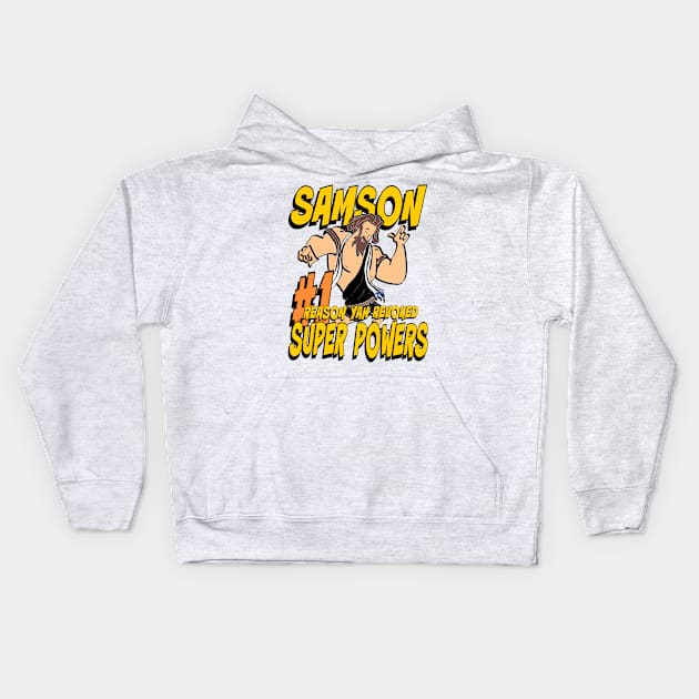 Samson Kids Hoodie by pluasdeny